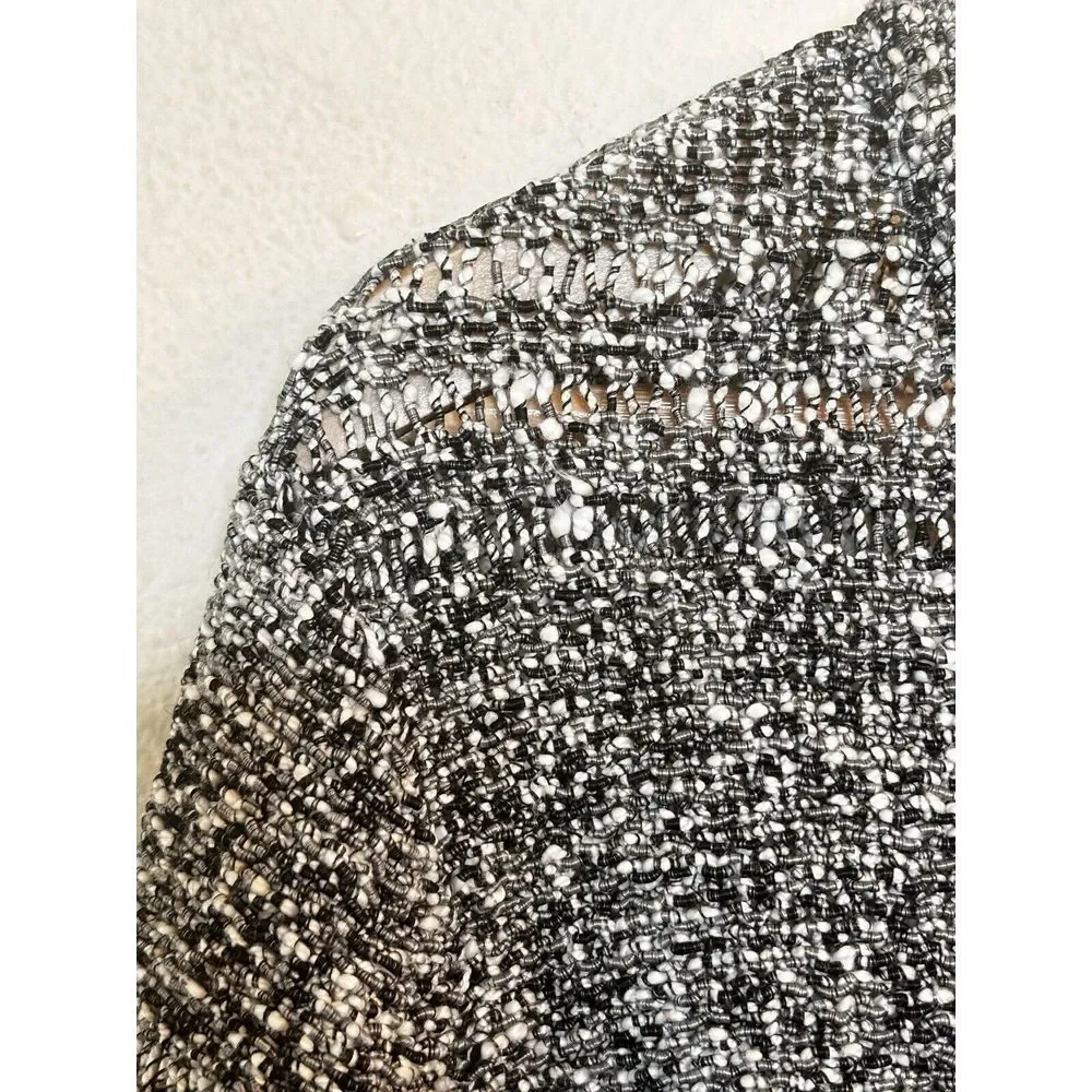 Rag & Bone Chunky Boucle‎ Knit Sweater Womens Size L Gray Neutral Minimalist